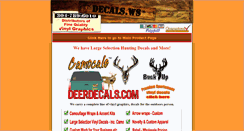 Desktop Screenshot of deerdecals.com